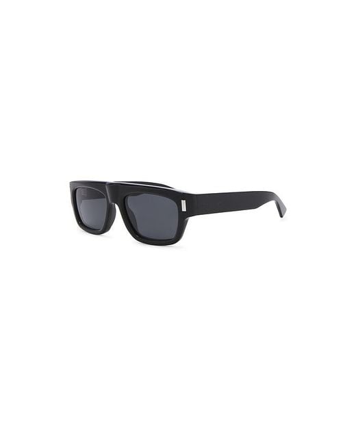 Saint Laurent Blue Rectangular Sunglasses for men
