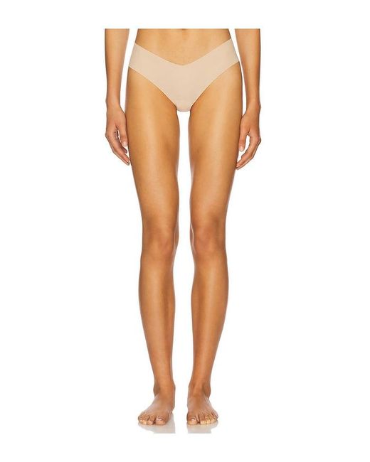 Commando White Invisible Rib Thong