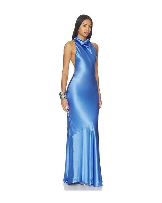 retroféte Blue Idonie Dress