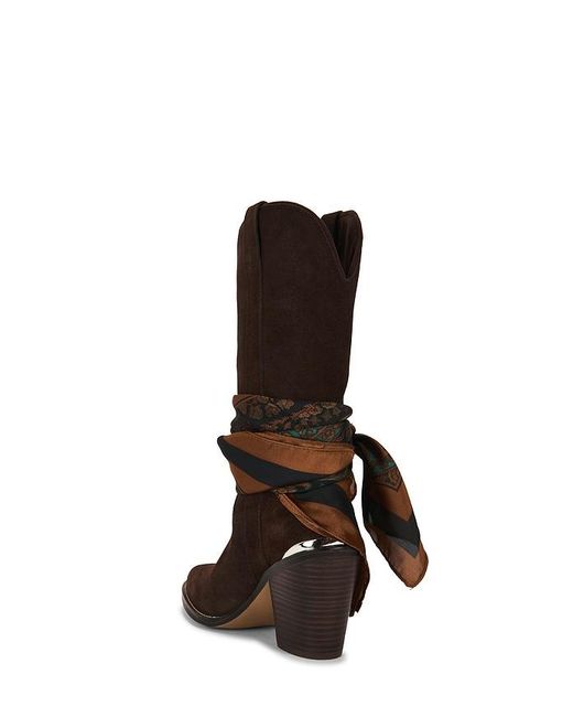 Steve Madden Brown Sally Scarf Boot