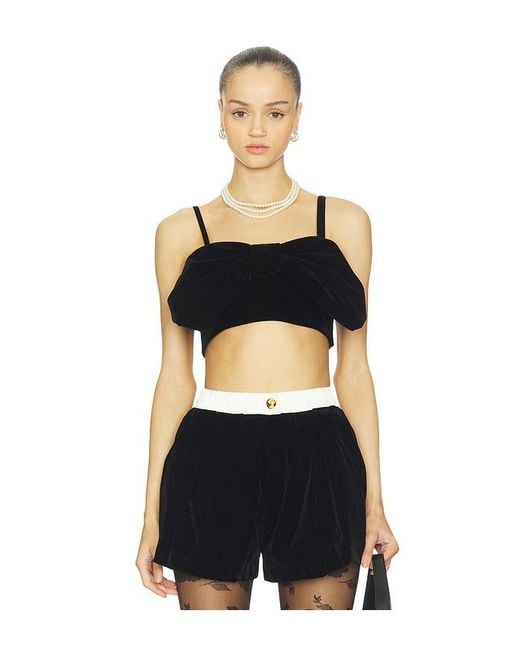 Maude Club Black Mindy Top