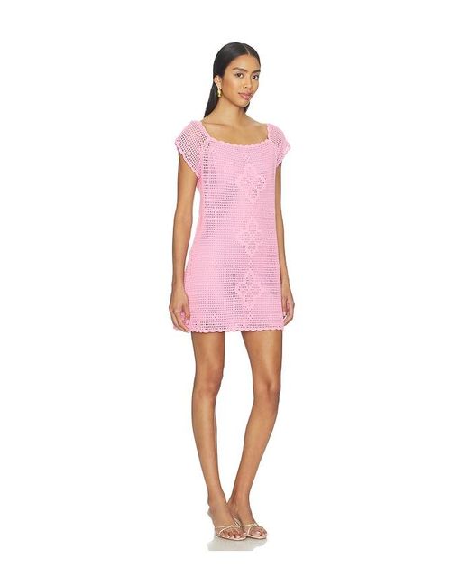 Cleobella Pink Clementina Mini Dress