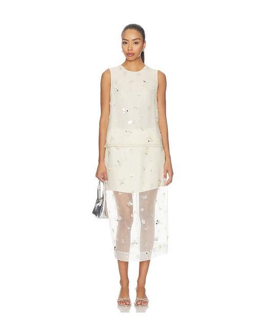 Jonathan Simkhai Natural Celia Sleeveless Top