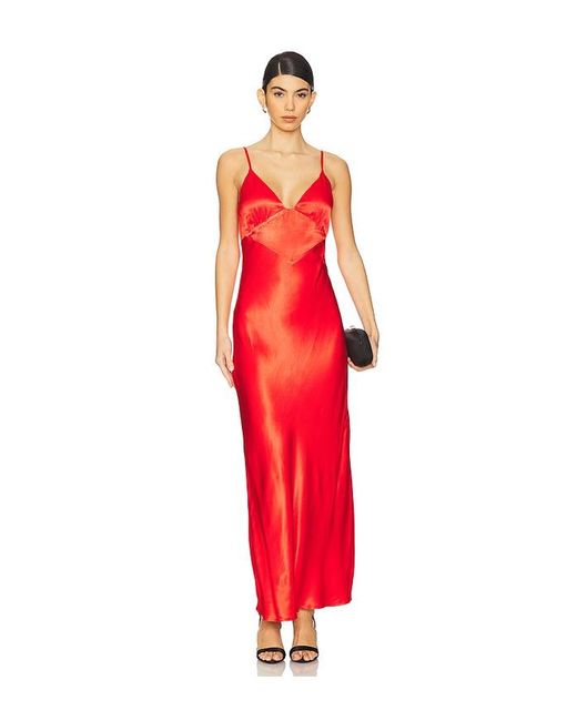 Bardot Capri スリップドレス Red