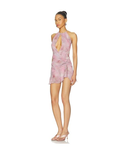 superdown Red Sutton Mini Dress
