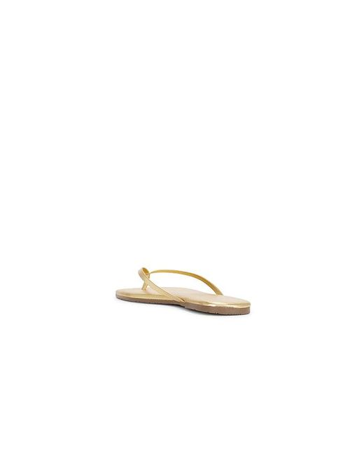 TKEES Natural Square Toe Lily Sandal