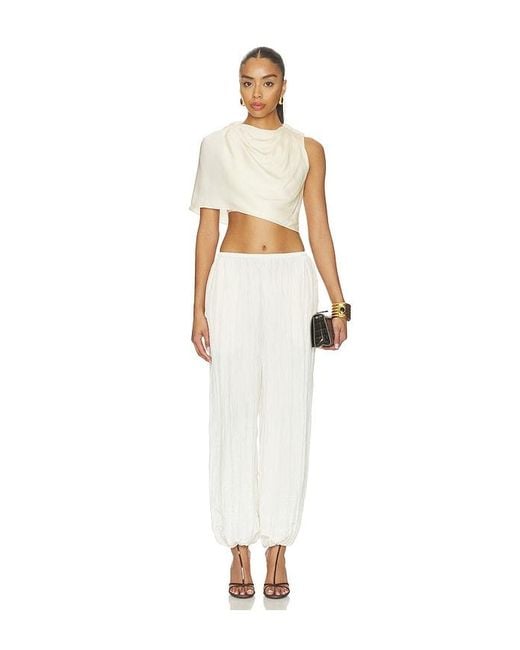 Lovers + Friends White Otto Pant