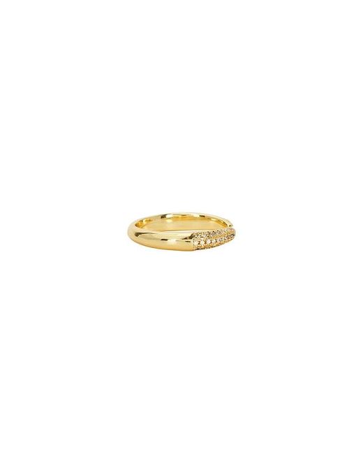Mazin Jewels Metallic Open Rivet Ring