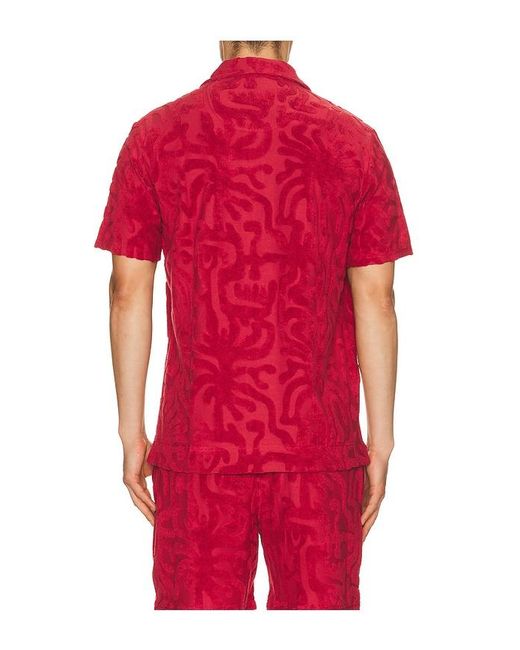 Oas Red Polo Shirt for men