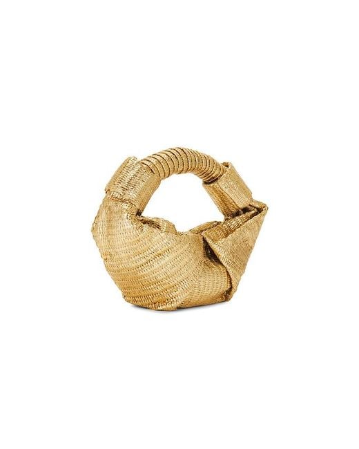 Simon Miller Metallic Raffia Lopsy Bag