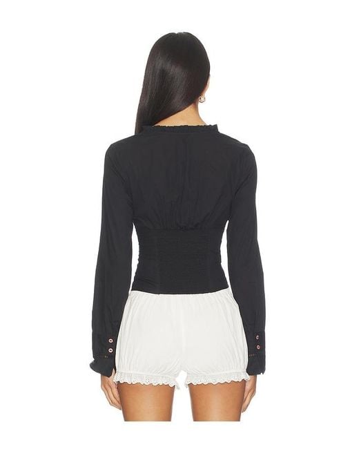 Free People White Frankie Corset Top