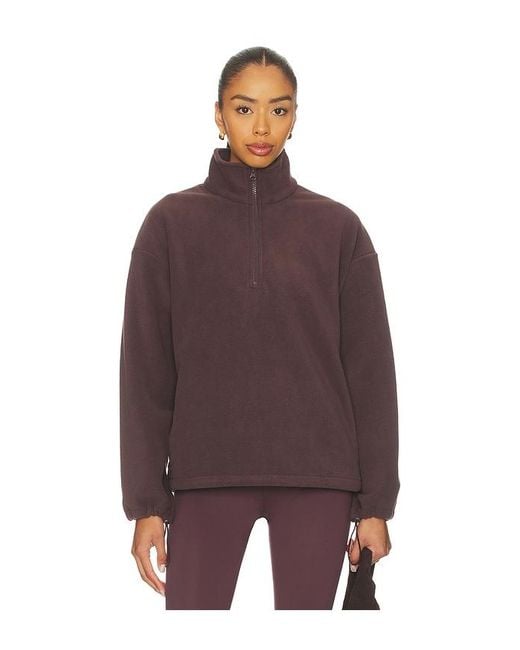 WellBeing + BeingWell Purple Fremont Half Zip Jacket