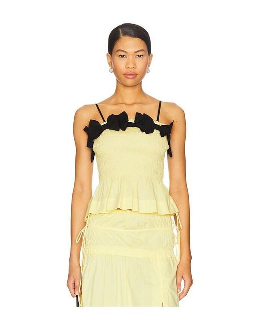 Damson Madder Bea キャミソール Yellow