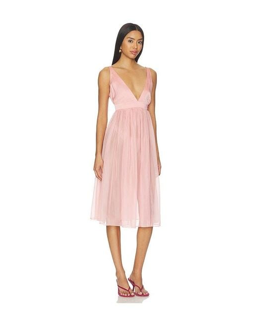 GUIZIO Pink Fiora Dress