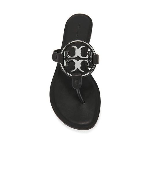 Tory Burch Black Metal Milller Sandal