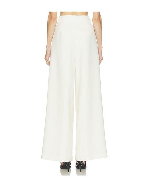 Anine Bing White Lou Trouser