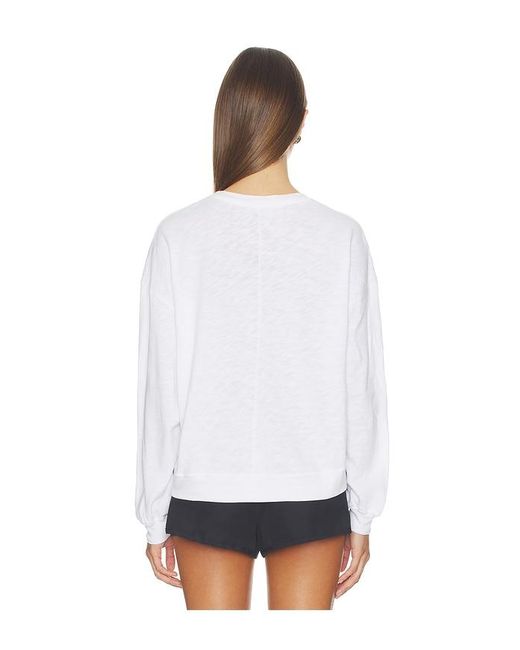 American Vintage White Cropped Sweater