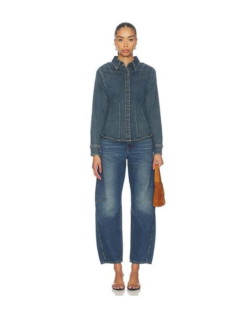 Levi's Blue Long Sleeve Shaped Shirt