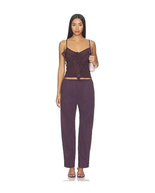 Steve Madden Purple Roue Knit Top