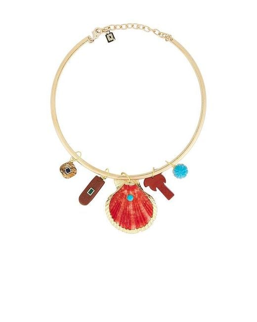 DANNIJO Red Royale Necklace