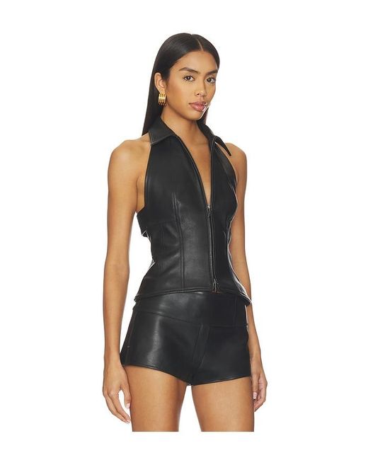 Cult Gaia Black Jill Top