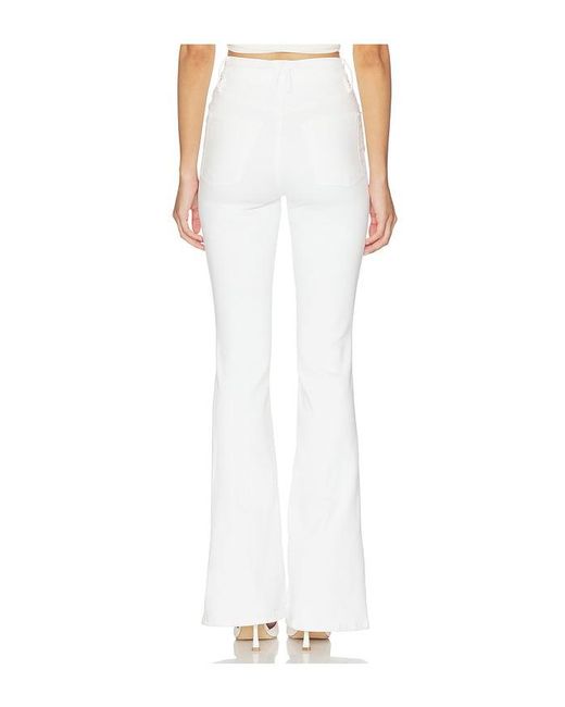 GOOD AMERICAN White Good Legs Flare Jeans
