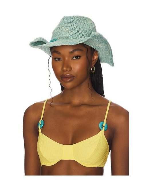 Flora Bella Green Lai Cowboy Hat