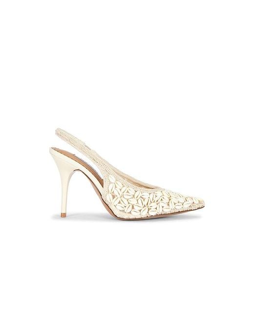 Steve Madden White Andromeda Shell Pumps