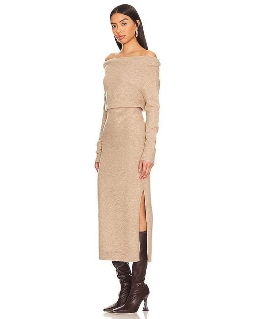 Astr Natural Cora Sweater Dress