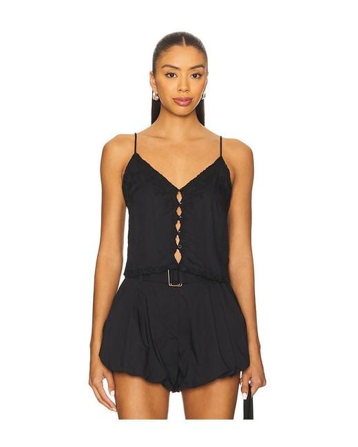 Free People Black Pieces Of You Cami