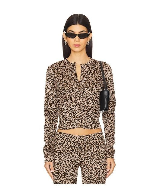 PULL CARDI en Brown Lioness en coloris Multicolor