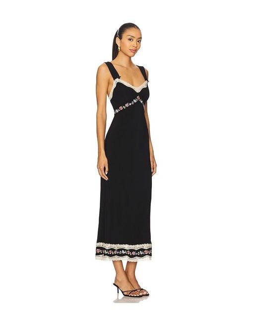 Rixo Black Lucie Dress
