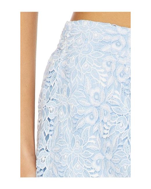 Generation Love Blue Cleo Two Tone Lace Pants