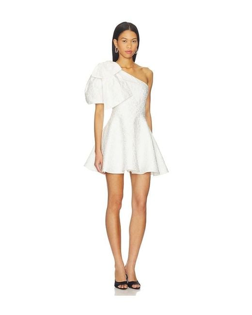 Elliatt White Saffron Asym Mini Dress