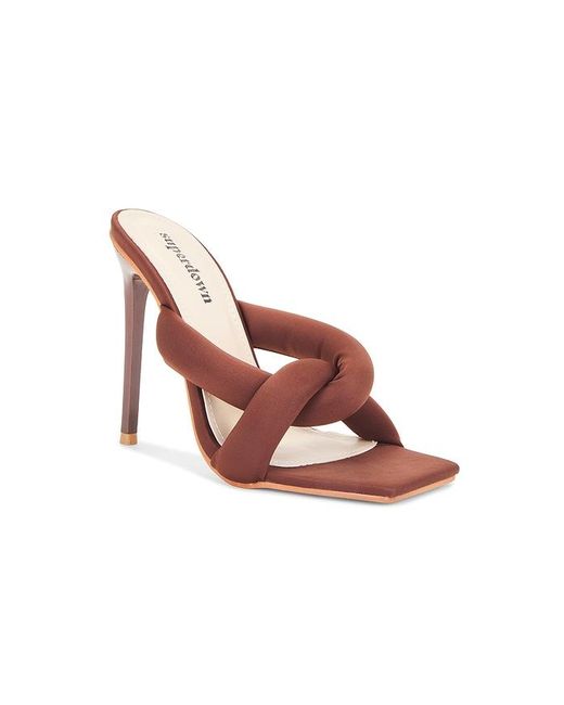 superdown Brown Junie Sandal