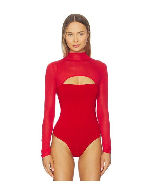 Fleur du Mal Red Kate Bodyuit