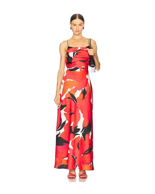 AMUR Red Abendkleid Alyina