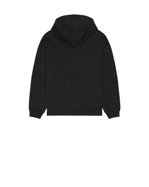 Skims Black Fleece Relaxed Hoodie for men