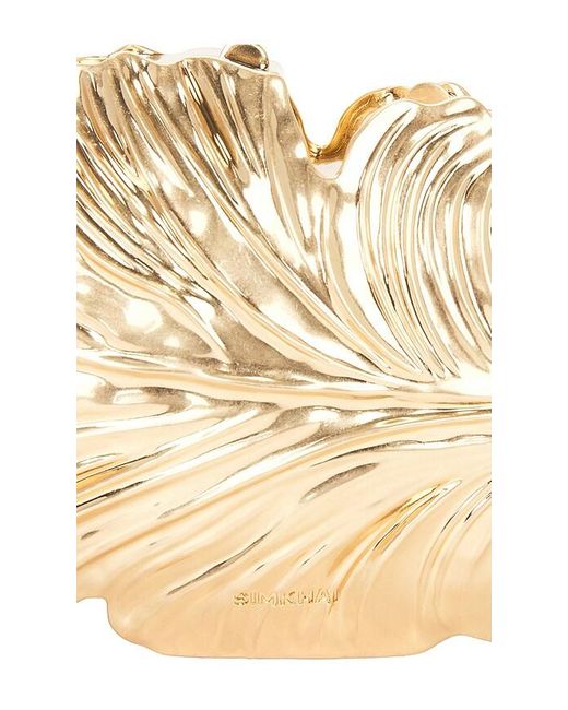 Jonathan Simkhai White Flora Clutch