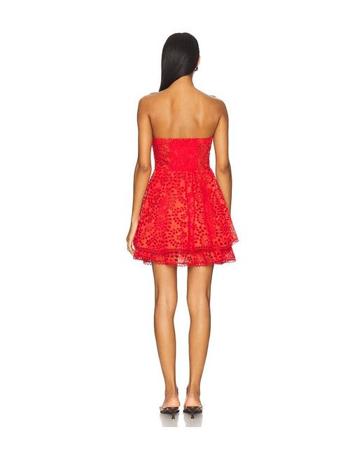 Astr Red Deasia Dress