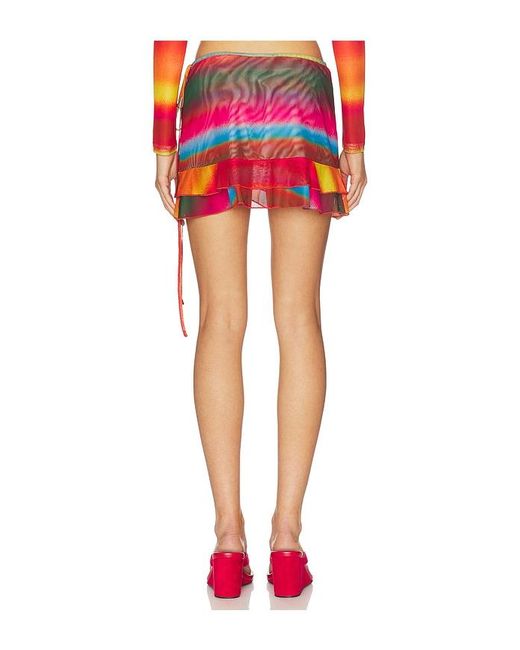 I.AM.GIA Red Mariska Mini Skirt