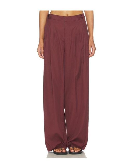 Rag & Bone Red Chappell Poplin Pant