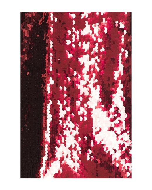 retroféte Red Sequin Dress