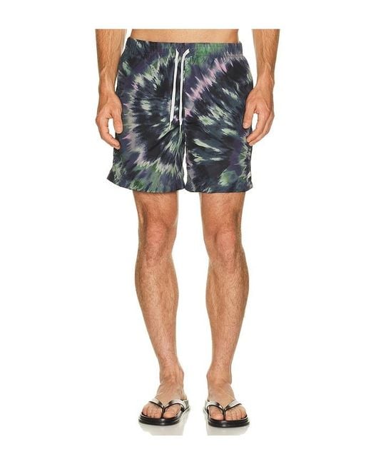 Bather Blue Fig Swirl Swim Trunk for men