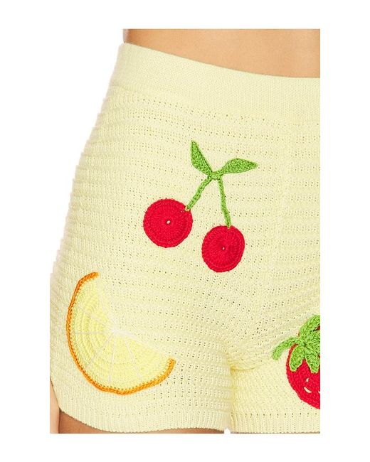 CAPITTANA Yellow Sasha Short