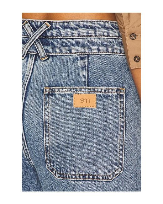 seventy + mochi Blue Leo Straight Jeans
