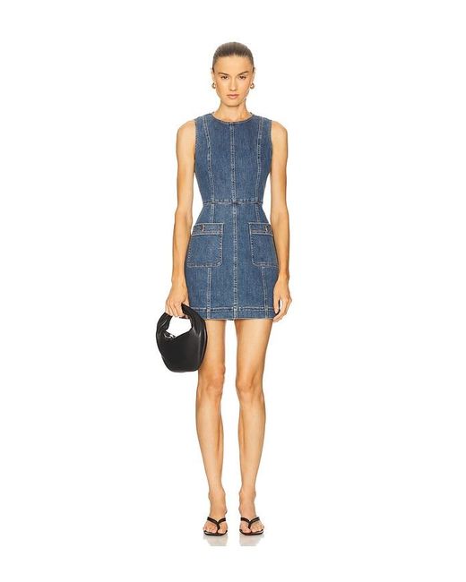 Veronica Beard Blue Zaire Mini Dress