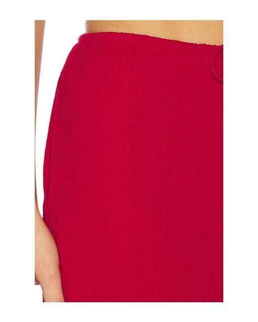 SOVERE Red Aine Pants