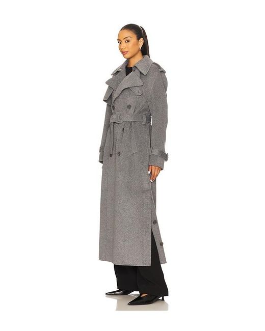 Jonathan Simkhai Black Rumi Belted Long Coat