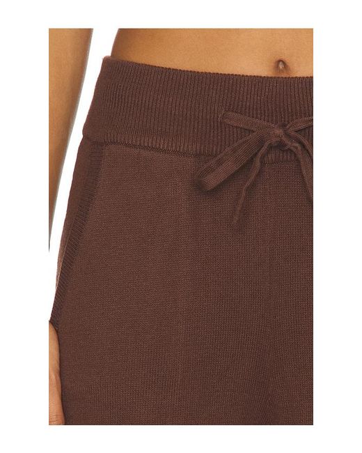 Eberjey Brown Recycled Sweater Pant